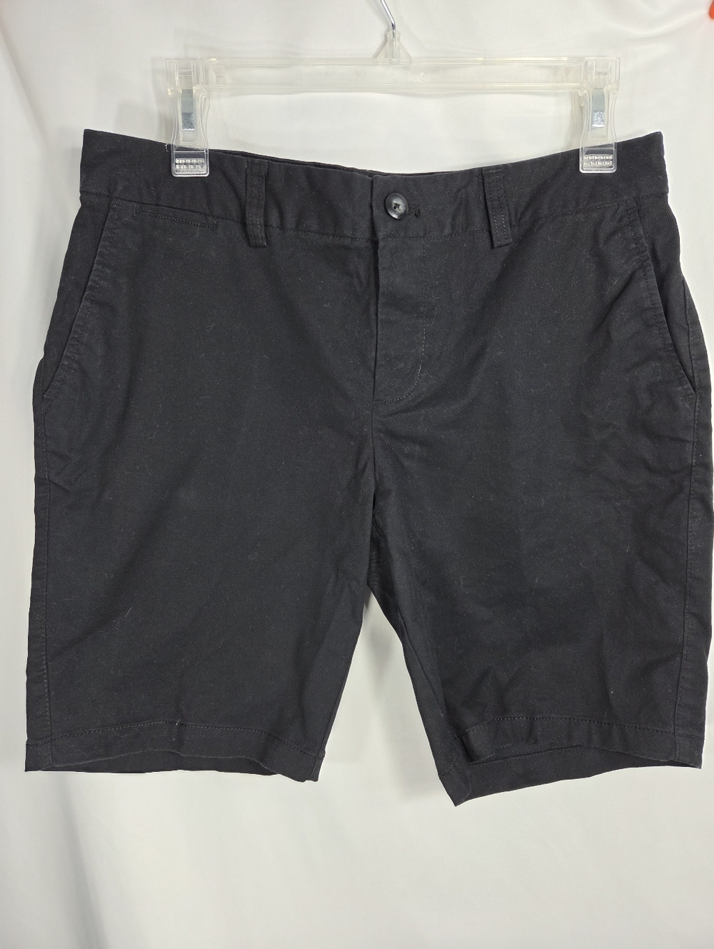 Khakis by GAP Black City 10 Inch Bermuda Shorts Cotton Blend Size 8